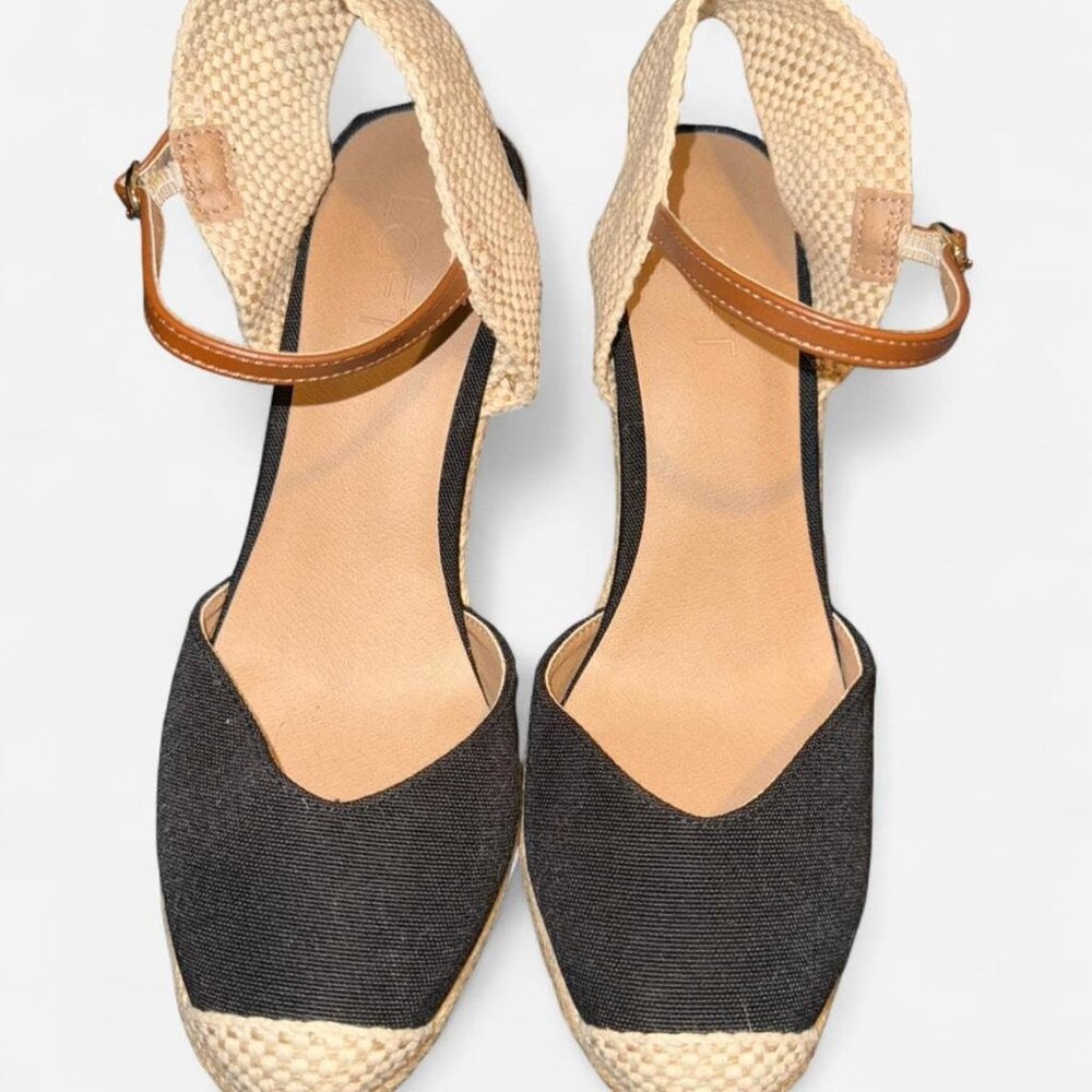 Espadrille Wedges Size 7 1/2. NWOB - Picture 4 of 7